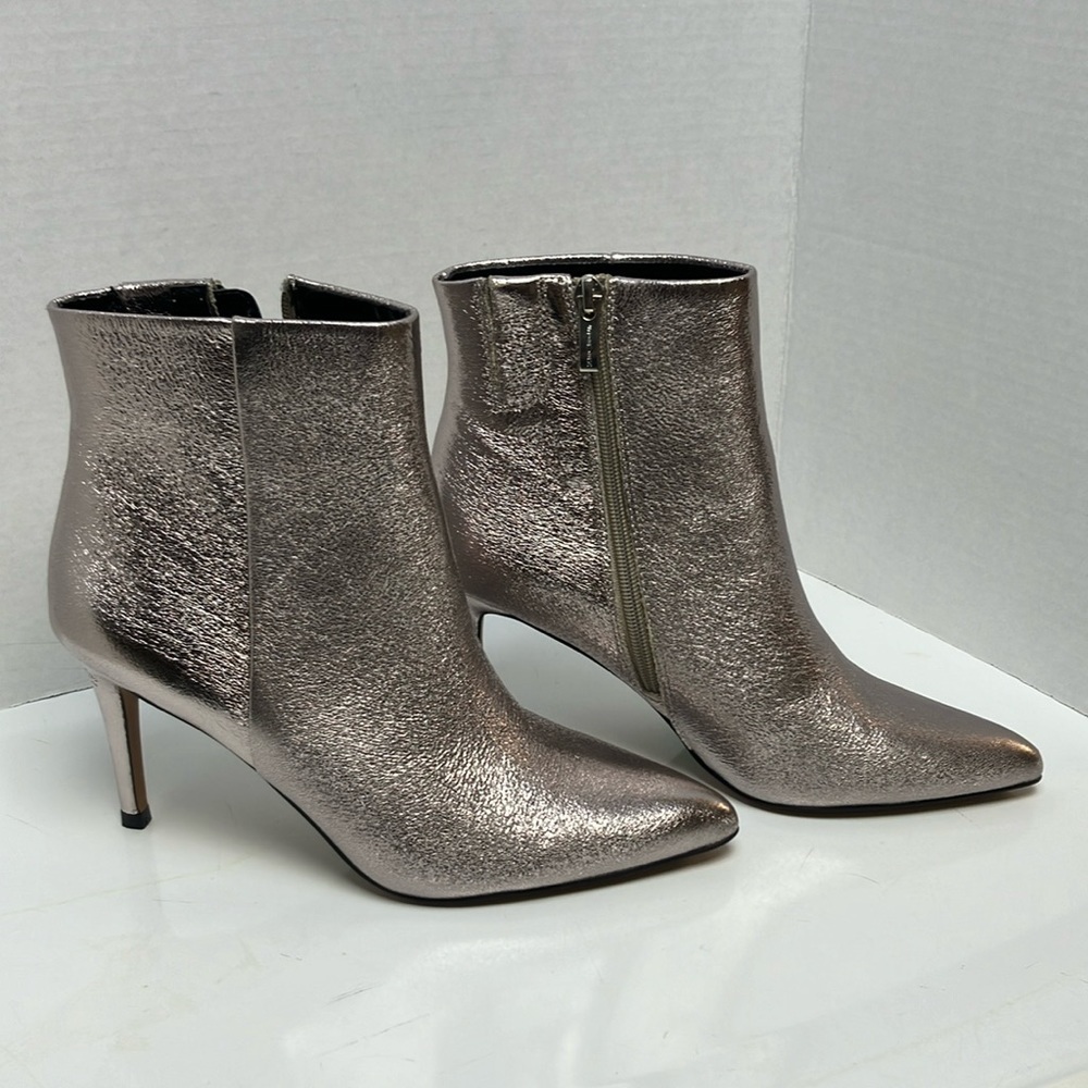 Steven New York silver ankel  boots size 8